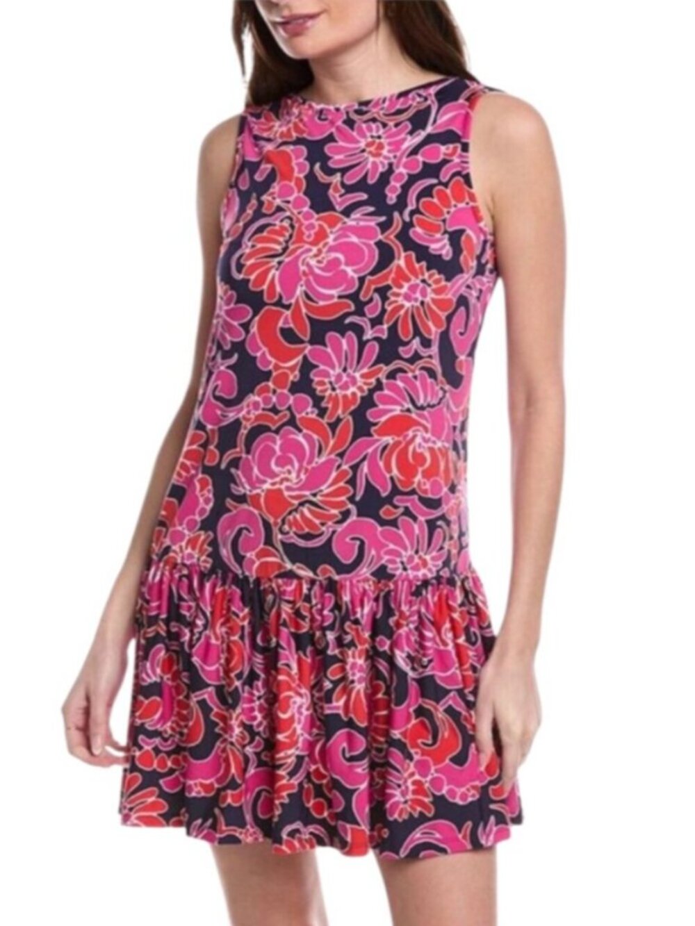 Trina Turk dress, Resort-ready, tropical, bohemian chic, 60s inspired, shift